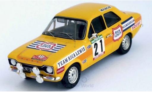 Coche miniatura Ford Escort 1/43 Trofeu MK I RS 2000 No.21 Team Rica Lewis Rallye WM Rally Portugal 1976 G.Salvi/P.de Almeida Ford Escort 1/43 Trofeu MK I RS 2000 No.21 Team Rica Lewis Rallye WM Rally Portugal 1976 G.Salvi/P.de Almeida coche miniatura