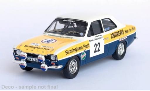 Coche miniatura Ford Escort 1/43 Trofeu MK I RS 2000 RHD No.22 Circuit of Irland 1975 1:43 Ford Escort 1/43 Trofeu MK I RS 2000 RHD No.22 Circuit of Irland 1975 1:43 coche miniatura