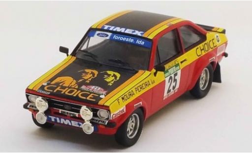 Coche miniatura Ford Escort 1/43 Trofeu MK II No.25 Choice Rallye WM Rally Portugal 1978 G.Salvi/Z.Matriculas Ford Escort 1/43 Trofeu MK II No.25 Choice Rallye WM Rally Portugal 1978 G.Salvi/Z.Matriculas coche miniatura