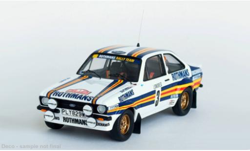 Coche miniatura Ford Escort 1/43 Trofeu MK II Rally Monte Carlo 1981 #3 1:43 Ford Escort 1/43 Trofeu MK II Rally Monte Carlo 1981 #3 1:43 coche miniatura