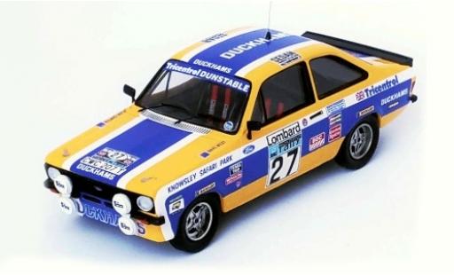 Coche miniatura Ford Escort 1/43 Trofeu MK II RHD No.27 Duckhams Rallye WM RAC Rallye 1979 A.Carter/D.West Ford Escort 1/43 Trofeu MK II RHD No.27 Duckhams Rallye WM RAC Rallye 1979 A.Carter/D.West coche miniatura