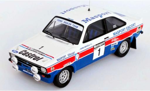 Coche miniatura Ford Escort 1/43 Trofeu Mk II RS 1800 No.1 Dealer Team Masport Rallye WM Rallye Neuseeland 1979 H.Mikkola/A.Hertz Ford Escort 1/43 Trofeu Mk II RS 1800 No.1 Dealer Team Masport Rallye WM Rallye Neuseeland 1979 H.Mikkola/A.Hertz coche miniatura