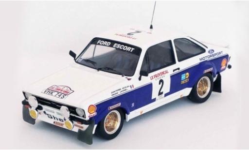Coche miniatura Ford Escort 1/43 Trofeu MK II RS 1800 No.2 Motorsport Rallye WM Tour de Corse 1977 J-P.Nicolas/V.Laverne Ford Escort 1/43 Trofeu MK II RS 1800 No.2 Motorsport Rallye WM Tour de Corse 1977 J-P.Nicolas/V.Laverne coche miniatura
