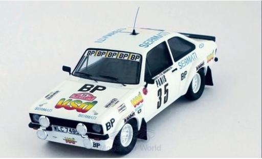 Coche miniatura Ford Escort 1981 1/43 Trofeu MK II RS 1800 No.35 vsd Rallye WM Rallye Monte Carlo 1981 D.Snobeck/D.Emmanuelli Ford Escort 1981 1/43 Trofeu MK II RS 1800 No.35 vsd Rallye WM Rallye Monte Carlo 1981 D.Snobeck/D.Emmanuelli coche miniatura