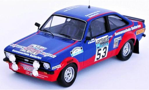 Coche miniatura Ford Escort 1/43 Trofeu Mk II RS 1800 No.53 Sonnenschein Batterien Rallye WM RAC Rallye 1977 R.Hainbach/P.Linzen Ford Escort 1/43 Trofeu Mk II RS 1800 No.53 Sonnenschein Batterien Rallye WM RAC Rallye 1977 R.Hainbach/P.Linzen coche miniatura