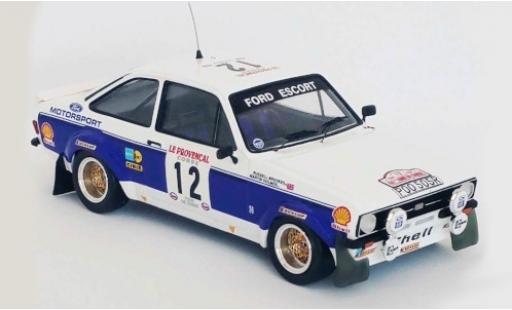 Coche miniatura Ford Escort 1/43 Trofeu MK II RS 1800 RHD No.12 Motorsport Rallye WM Tour de Corse 1977 R.Brookes/M.Holmes Ford Escort 1/43 Trofeu MK II RS 1800 RHD No.12 Motorsport Rallye WM Tour de Corse 1977 R.Brookes/M.Holmes coche miniatura
