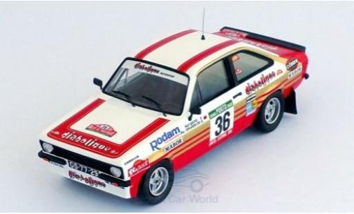 Coche miniatura Ford Escort 1/43 Trofeu MK II RS 2000 No.36 Rallye WM Rallye Portugal 1982 R.Souto/E.Cid Ford Escort 1/43 Trofeu MK II RS 2000 No.36 Rallye WM Rallye Portugal 1982 R.Souto/E.Cid coche miniatura