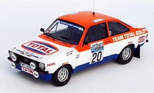 Coche miniatura Ford Escort 1/43 Trofeu MK II RS No.20 Team Total Gold Total Rallye WM RAC Rallye 1979 H.Toivonen/P.Boland Ford Escort 1/43 Trofeu MK II RS No.20 Team Total Gold Total Rallye WM RAC Rallye 1979 H.Toivonen/P.Boland coche miniatura