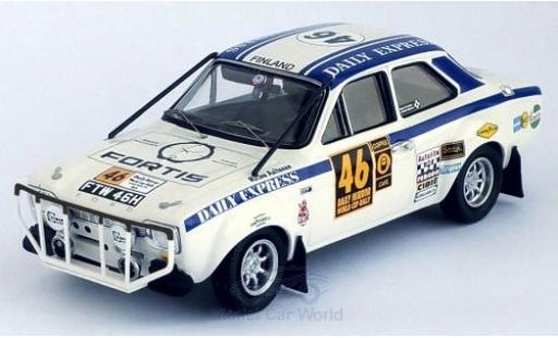 Coche miniatura Ford Escort 1/43 Trofeu MKI No.46 Daily Express London - Mexico World Cup Rally 1970 R.Aaltonen/H.Liddon Ford Escort 1/43 Trofeu MKI No.46 Daily Express London - Mexico World Cup Rally 1970 R.Aaltonen/H.Liddon coche miniatura