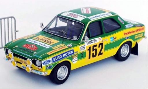 Coche miniatura Ford Escort 1/43 Trofeu MkI RS2000 RHD No.152 Euro-Motor Rally Monte Carlo 1977 avec Absperrgitter A.Beauchef/J-R.Dubois/C.Keller Ford Escort 1/43 Trofeu MkI RS2000 RHD No.152 Euro-Motor Rally Monte Carlo 1977 avec Absperrgitter A.Beauchef/J-R.Dubois/C.Keller coche miniatura