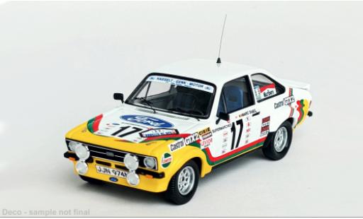 Coche miniatura Ford Escort 1/43 Trofeu MKII Boucles de Spa 1979 #17 1:43 Ford Escort 1/43 Trofeu MKII Boucles de Spa 1979 #17 1:43 coche miniatura