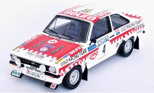 Coche miniatura Ford Escort 1/43 Trofeu MkII No.4 Colt Racing Team 1000 Lakes Rallye 1975 T.Makinen/H.Liddon Ford Escort 1/43 Trofeu MkII No.4 Colt Racing Team 1000 Lakes Rallye 1975 T.Makinen/H.Liddon coche miniatura