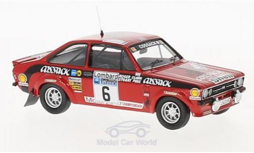Coche miniatura Ford Escort MKI 1/43 Trofeu MKII No.6 Cossack Rallye WM RAC Rallye 1976 R.Clark/S.Pegg Ford Escort MKI 1/43 Trofeu MKII No.6 Cossack Rallye WM RAC Rallye 1976 R.Clark/S.Pegg coche miniatura