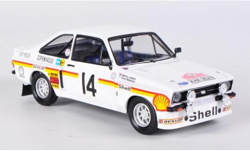 Coche miniatura Ford Escort 1/43 Trofeu MKII RS 1800 No.14 S Rally Monte Carlo 1976 T.Makinen/H.Liddon Ford Escort 1/43 Trofeu MKII RS 1800 No.14 S Rally Monte Carlo 1976 T.Makinen/H.Liddon coche miniatura