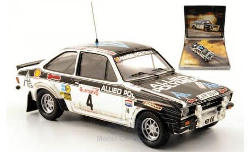 Coche miniatura Ford Escort MKI 1/43 Trofeu MKII RS 1800 No.4 Allied Polymer RAC Rallye 1976 British Rallye Legends A.Vatanen Ford Escort MKI 1/43 Trofeu MKII RS 1800 No.4 Allied Polymer RAC Rallye 1976 British Rallye Legends A.Vatanen coche miniatura