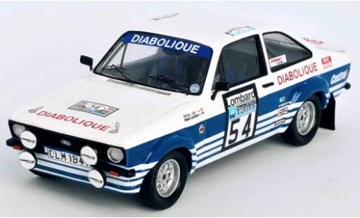 Coche miniatura Ford Escort 1/43 Trofeu MkII RS 1800 No.54 Diabolique Rallye WM RAC Rallye 1980 R.Cid/M.Oliveira Ford Escort 1/43 Trofeu MkII RS 1800 No.54 Diabolique Rallye WM RAC Rallye 1980 R.Cid/M.Oliveira coche miniatura