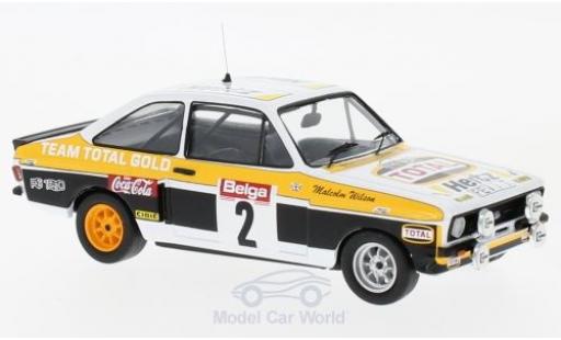 Coche miniatura Ford Escort MKI 1/43 Trofeu MKII RS 1800 tarmac RHD No.2 Tarmac Haspengouw rally 1980 M.Wilson/T.Harryman Ford Escort MKI 1/43 Trofeu MKII RS 1800 tarmac RHD No.2 Tarmac Haspengouw rally 1980 M.Wilson/T.Harryman coche miniatura