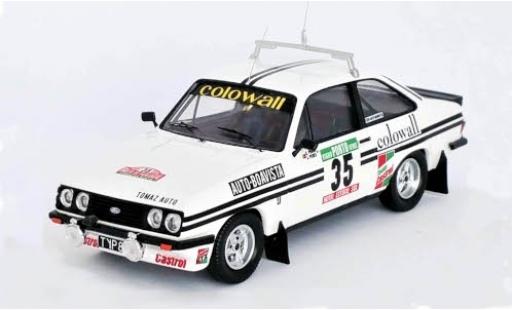 Coche miniatura Ford Escort 1/43 Trofeu MkII RS2000 No.35 Tomaz Auto Colowall Rallye WM Rally Portugal 1978 C.Peres/J.Peres Ford Escort 1/43 Trofeu MkII RS2000 No.35 Tomaz Auto Colowall Rallye WM Rally Portugal 1978 C.Peres/J.Peres coche miniatura