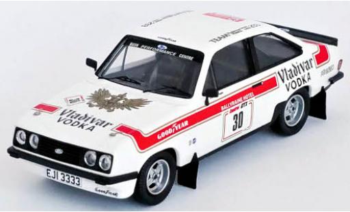 Coche miniatura Ford Escort 1/43 Trofeu MkII RS2000 RHD No.30 Bush Performance Center Vladivar Vodka Rallye Donegal 1979 J.Lyons/T.Semple Ford Escort 1/43 Trofeu MkII RS2000 RHD No.30 Bush Performance Center Vladivar Vodka Rallye Donegal 1979 J.Lyons/T.Semple coche miniatura
