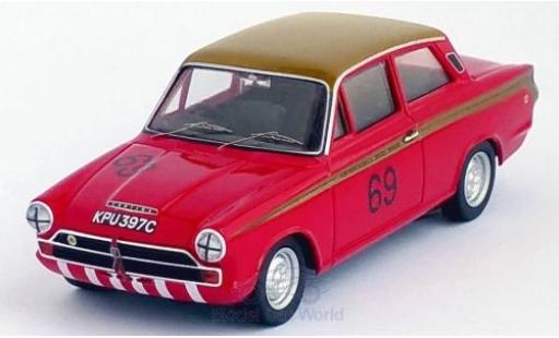 Coche miniatura Ford Lotus 1/43 Trofeu Cortina RHD No.69 Alan Mann Racing Coupes de Belgique 1965 J.Ickx Ford Lotus 1/43 Trofeu Cortina RHD No.69 Alan Mann Racing Coupes de Belgique 1965 J.Ickx coche miniatura