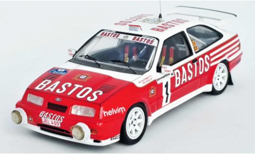 Coche miniatura Ford Sierra 1/43 Trofeu RS Cosworth No.1 RAS Sport Bastos Tour Auto de la Reunion 1990 B.Beguin/P.Ozoux Ford Sierra 1/43 Trofeu RS Cosworth No.1 RAS Sport Bastos Tour Auto de la Reunion 1990 B.Beguin/P.Ozoux coche miniatura