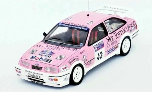 Coche miniatura Ford Sierra 1/43 Trofeu RS Cosworth RHD No.43 Mr. Tomkinson Rallye WM RAC Rallye 1988 P.Collins/B.Thomas Ford Sierra 1/43 Trofeu RS Cosworth RHD No.43 Mr. Tomkinson Rallye WM RAC Rallye 1988 P.Collins/B.Thomas coche miniatura
