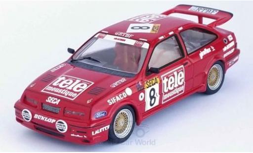 Coche miniatura Ford Sierra 1/43 Trofeu RS Cosworth RHD No.8 tele moustique 24h Spa 1987 A.Rouse/T.Tassin/W.Percy Ford Sierra 1/43 Trofeu RS Cosworth RHD No.8 tele moustique 24h Spa 1987 A.Rouse/T.Tassin/W.Percy coche miniatura