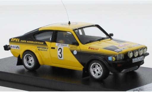 Coche miniatura Opel Kadett 1/43 Trofeu C GT/E No.3 Euro Händlerteam Rallye WM Rallye Monte Carlo 1976 H.Mikkola/C.Billstam Opel Kadett 1/43 Trofeu C GT/E No.3 Euro Händlerteam Rallye WM Rallye Monte Carlo 1976 H.Mikkola/C.Billstam coche miniatura