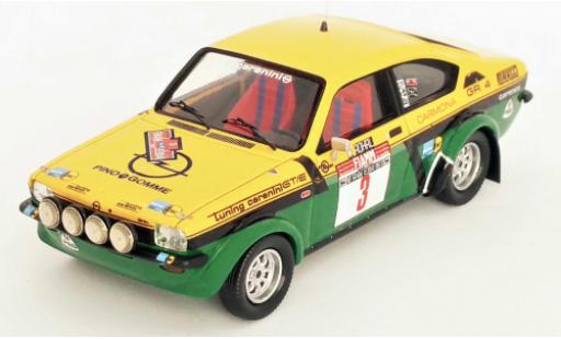 Coche miniatura Opel Kadett 1/43 Trofeu C GT/E No.3 Rally Elba 1977 W.Röhrl/W.Pitz Opel Kadett 1/43 Trofeu C GT/E No.3 Rally Elba 1977 W.Röhrl/W.Pitz coche miniatura