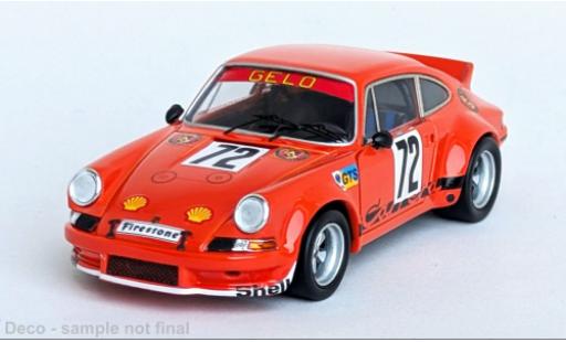 Coche miniatura Porsche 930 RSR 1/43 Trofeu 911 Carrera naranja 24h Le Mans 1974 #72 1:43 Porsche 930 RSR 1/43 Trofeu 911 Carrera naranja 24h Le Mans 1974 #72 1:43 coche miniatura