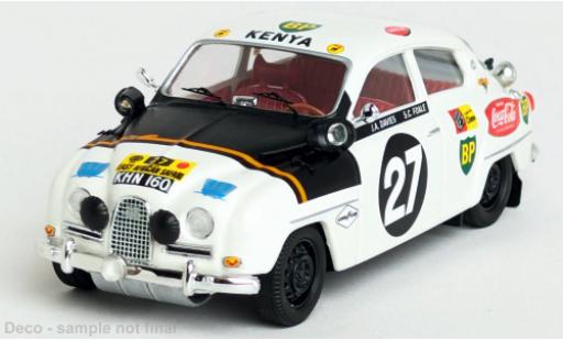 Coche miniatura Saab 96 1/43 Trofeu East African Safari Rally 14 #27 1:43 Saab 96 1/43 Trofeu East African Safari Rally 14 #27 1:43 coche miniatura