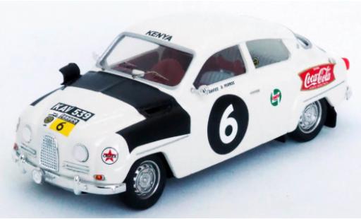Coche miniatura Saab 96 1/43 Trofeu RHD No.6 East African Safari Rally 12 J.A.Davies/D.Perros Saab 96 1/43 Trofeu RHD No.6 East African Safari Rally 12 J.A.Davies/D.Perros coche miniatura