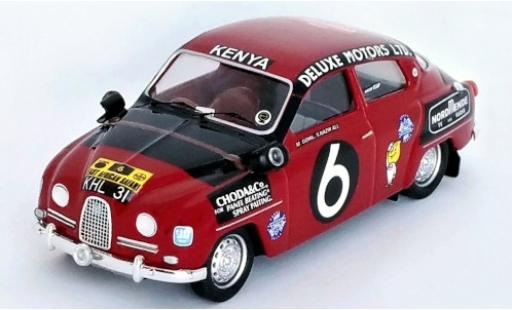 Coche miniatura Saab 96 1/43 Trofeu RHD No.6 East African Safari Rally 13 A.Nazir/M.Bhardwaj Saab 96 1/43 Trofeu RHD No.6 East African Safari Rally 13 A.Nazir/M.Bhardwaj coche miniatura