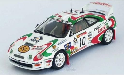 Coche miniatura Toyota Celica 1/43 Trofeu (ST205) GT Four No.10 Rallye WM Rally Portugal 1997 M.Grönholm/T.Rautiainen Toyota Celica 1/43 Trofeu (ST205) GT Four No.10 Rallye WM Rally Portugal 1997 M.Grönholm/T.Rautiainen coche miniatura