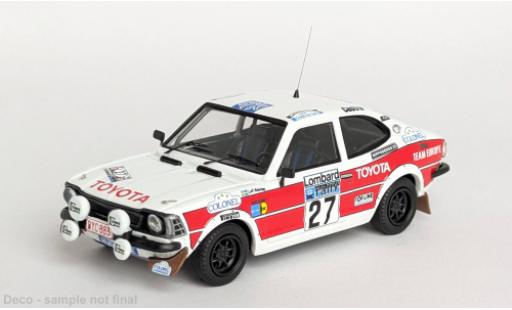 Coche miniatura Toyota Corolla 1/43 Trofeu Levin RAC Rally 1977 #27 1:43 Toyota Corolla 1/43 Trofeu Levin RAC Rally 1977 #27 1:43 coche miniatura