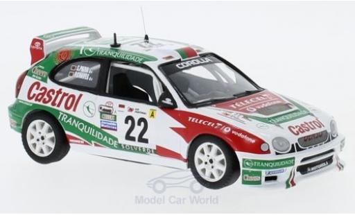 Coche miniatura Toyota Corolla WRC 1/43 Trofeu WRC No.22 Rallye WM Rallye Portugal 2001 P.Matos Chaves/S.Paiva Toyota Corolla WRC 1/43 Trofeu WRC No.22 Rallye WM Rallye Portugal 2001 P.Matos Chaves/S.Paiva coche miniatura
