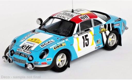 Coche miniatura Alpine A110 1/43 Trofeu Renault No.15 Rallye WM Safari Rallye 1974 Alpine A110 1/43 Trofeu Renault No.15 Rallye WM Safari Rallye 1974 coche miniatura