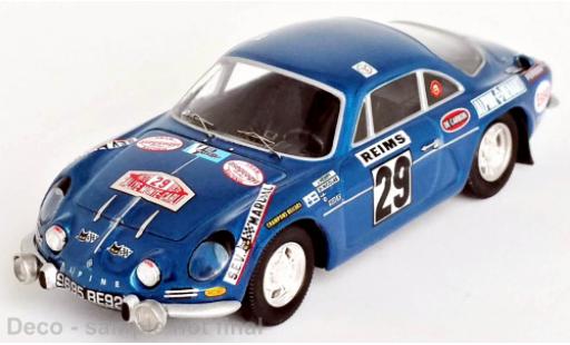 Coche miniatura Alpine A110 1/43 Trofeu Renault No.29 Rallye Monte Carlo 1972 Alpine A110 1/43 Trofeu Renault No.29 Rallye Monte Carlo 1972 coche miniatura