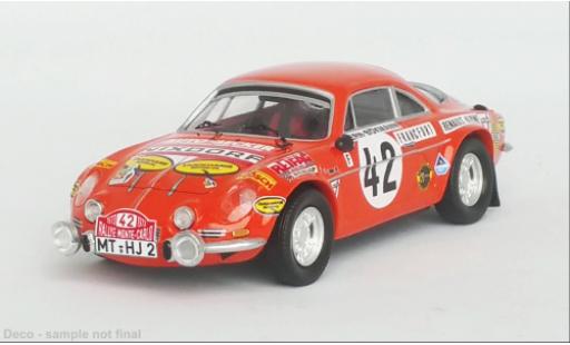 Coche miniatura Alpine A110 1/43 Trofeu Renault No.42 Rallye WM Rallye Monte Carlo 1973 Alpine A110 1/43 Trofeu Renault No.42 Rallye WM Rallye Monte Carlo 1973 coche miniatura
