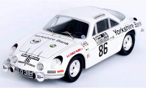 Coche miniatura Alpine A110 1/43 Trofeu Renault No.86 RAC Rallye 1972 Alpine A110 1/43 Trofeu Renault No.86 RAC Rallye 1972 coche miniatura