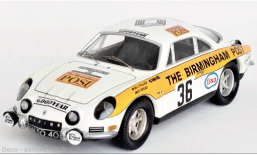 Coche miniatura Alpine A110 1/43 Trofeu Renault RHD No.36 RAC Rallye 1971 Alpine A110 1/43 Trofeu Renault RHD No.36 RAC Rallye 1971 coche miniatura