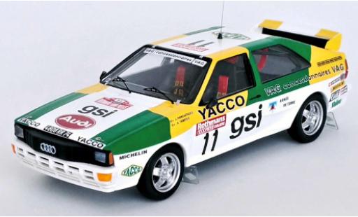 Coche miniatura Audi Quattro 1/43 Trofeu No.11 Rallye - 1000 Pistes 1983 Audi Quattro 1/43 Trofeu No.11 Rallye - 1000 Pistes 1983 coche miniatura