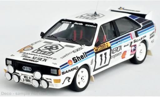 Coche miniatura Audi Quattro 1/43 Trofeu No.11 Rallye WM 1000 Lakes Rallye 1985 Audi Quattro 1/43 Trofeu No.11 Rallye WM 1000 Lakes Rallye 1985 coche miniatura
