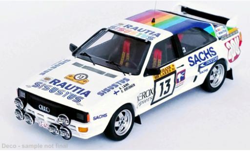 Coche miniatura Audi Quattro 1/43 Trofeu No.13 Rallye WM 1000 Lakes Rallye 1984 Audi Quattro 1/43 Trofeu No.13 Rallye WM 1000 Lakes Rallye 1984 coche miniatura