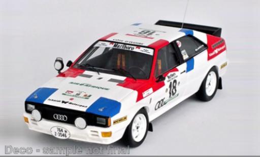 Coche miniatura Audi Quattro 1/43 Trofeu No.18 Rallye WM Rallye Bandama 1981 Audi Quattro 1/43 Trofeu No.18 Rallye WM Rallye Bandama 1981 coche miniatura
