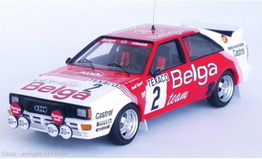 Coche miniatura Audi Quattro 1/43 Trofeu No.2 Belga Rallye Boucles de Spa 1983 Audi Quattro 1/43 Trofeu No.2 Belga Rallye Boucles de Spa 1983 coche miniatura