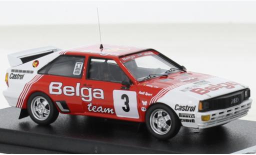 Coche miniatura Audi Quattro 1/43 Trofeu No.3 Belga Haspengouw Rallye 1983 Audi Quattro 1/43 Trofeu No.3 Belga Haspengouw Rallye 1983 coche miniatura