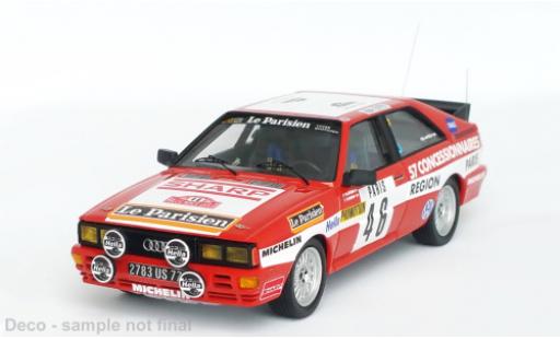 Coche miniatura Audi Quattro 1/43 Trofeu No.46 Rallye WM Rallye Monte Carlo 1982 Audi Quattro 1/43 Trofeu No.46 Rallye WM Rallye Monte Carlo 1982 coche miniatura