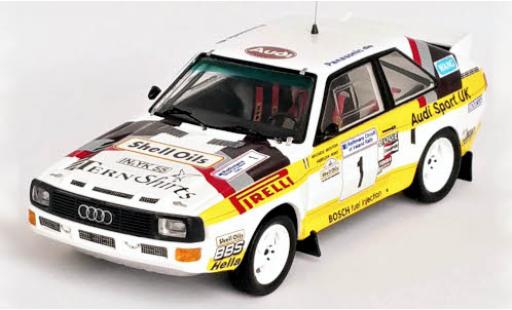 Coche miniatura Audi Sport Quattro 1/43 Trofeu Sport quattro No.1 Circuit of Irland 1985 Audi Sport Quattro 1/43 Trofeu Sport quattro No.1 Circuit of Irland 1985 coche miniatura