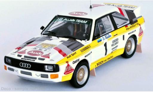 Coche miniatura Audi Sport Quattro 1/43 Trofeu Sport quattro No.1 HB Rallye WM Rallye Schweden 1985 Audi Sport Quattro 1/43 Trofeu Sport quattro No.1 HB Rallye WM Rallye Schweden 1985 coche miniatura
